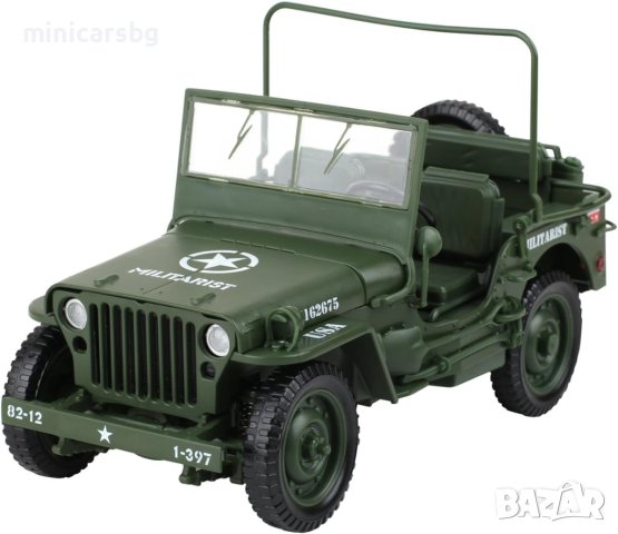 Метални колички: Jeep Military Tactics (Джип военна тактика)