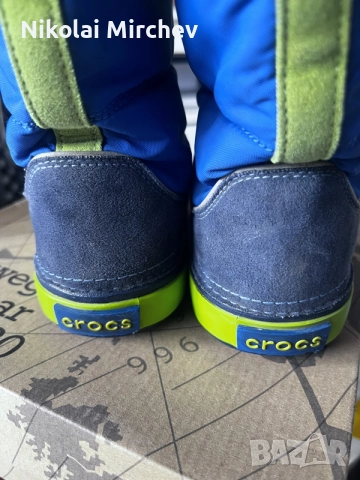 детски унисекс ботуши за сняг и дъжд с подплата crocs , снимка 2 - Бебешки боти и ботуши - 56050936