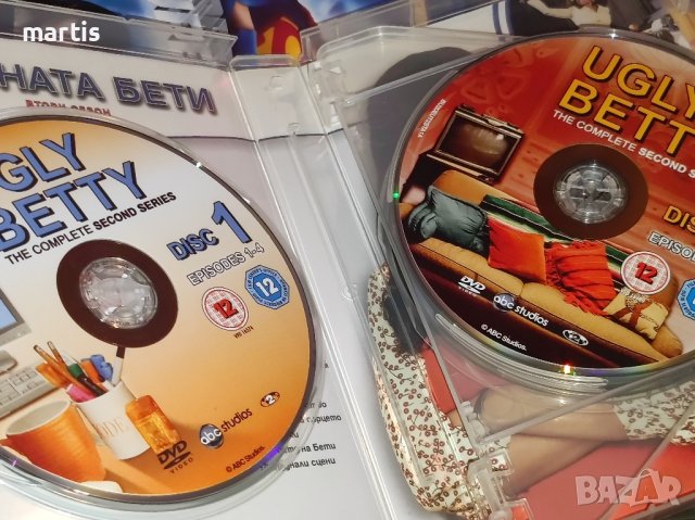 Грозната Бети ДВД сезони 1&2 Бг.суб, снимка 3 - DVD филми - 42524263