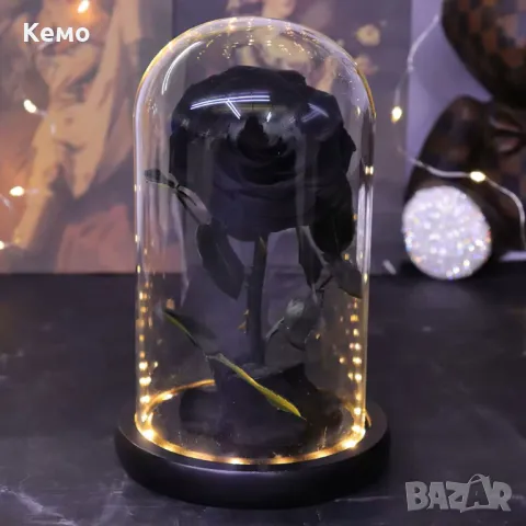  Вечна роза в стъкленица - неувяхваща балсамирана, снимка 3 - Подаръци за жени - 48778797