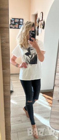 Тениска BERSHKA, снимка 6 - Тениски - 44447465