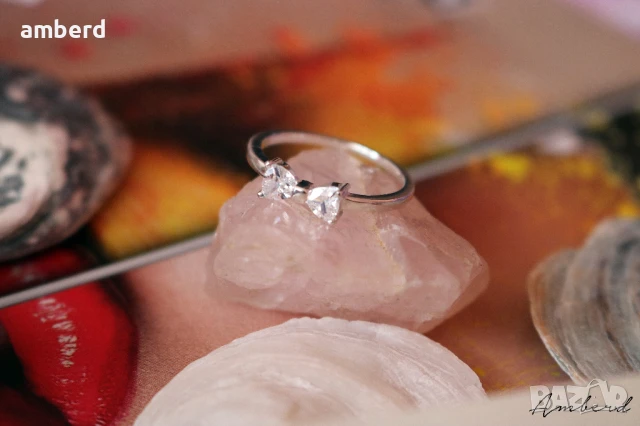 Уникален сребърен пръстен - модел R070, снимка 7 - Пръстени - 23263778