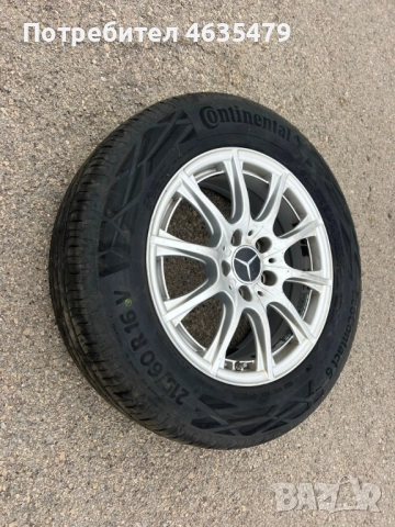 Mercedes Комплект Джанти с Гуми 215/60 R16, снимка 4 - Гуми и джанти - 52211012