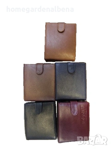 Мъжко портмоне от естествена кожа — различни цветове, снимка 3 - Портфейли, портмонета - 54164791