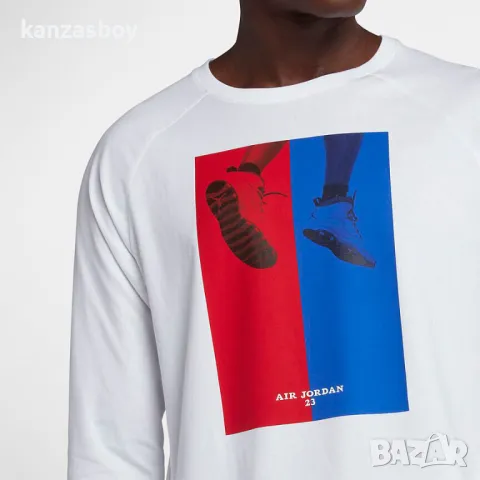 NIKE Jordan - страхотна мъжка блуза 7/8 ръкав М