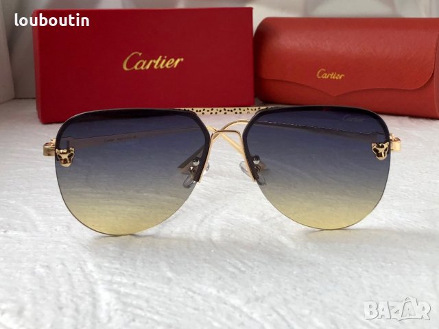 Cartier 2023 мъжки слънчеви очила авиатор унисекс дамски слънчеви очила, снимка 4 - Слънчеви и диоптрични очила - 42842614