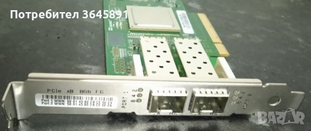 8Gb Мрежова карта HP AJ764-63002 82Q 8Gb 2-Port FC HBA, снимка 4 - Мрежови адаптери - 39760005