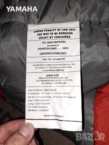 Mountain hardwear  Bozeman  Спален   Чувал , снимка 12 - Други - 42763107