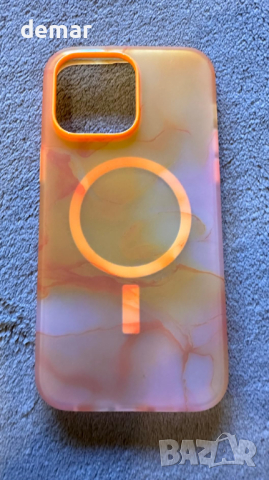  OtterBox Калъф за iPhone 14 Pro Max за MagSafe, удароустойчив, ултратънък, оранжев, снимка 4 - Калъфи, кейсове - 44741815