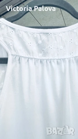  Лятна бяла рокля KAZO индийски премиум бранд, снимка 8 - Рокли - 51275305