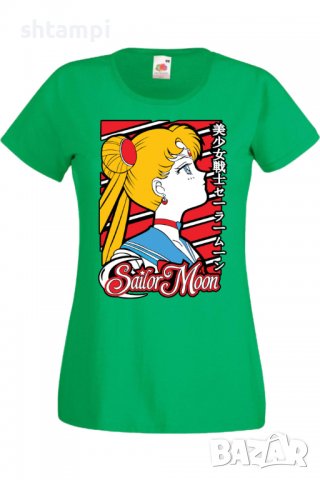 Дамска тениска Sailor Moon 01,Анимация,игра,Празник,Повод., снимка 8 - Тениски - 37946254