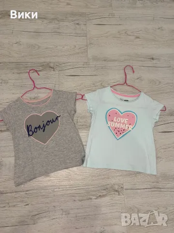 Лот детски тениски 5-6г ръст 116см, снимка 2 - Детски тениски и потници - 49600935