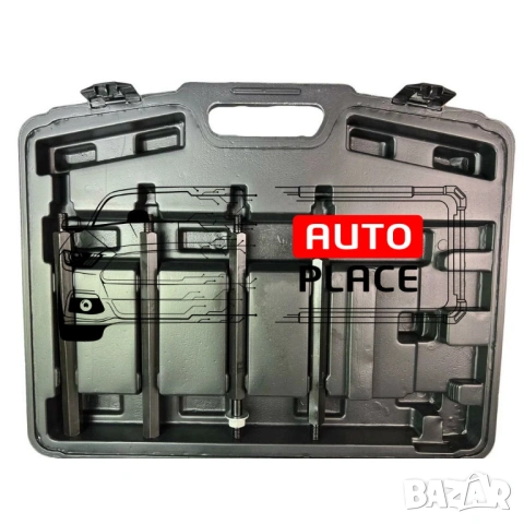 Хидравличен комплект скоби и сепаратор за лагери 10 тона KraftWelle, снимка 2 - Други инструменти - 54075829