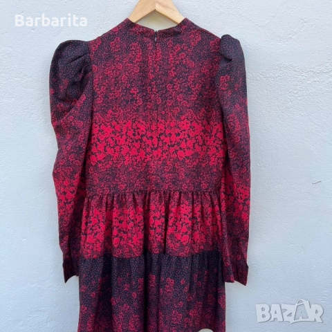 Рокля цвят бордо размер М/38, снимка 7 - Рокли - 51888438