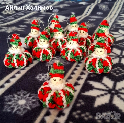 Ръчно изработени коледни украси, снимка 3 - Декорация за дома - 52623655