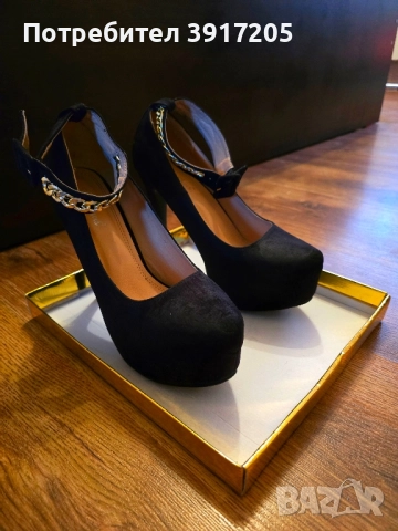 Дамски елегантни обувки на ток