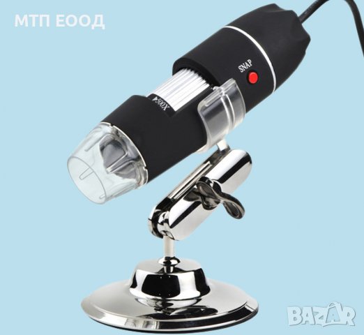 Електронен микроскоп, камера, лупа