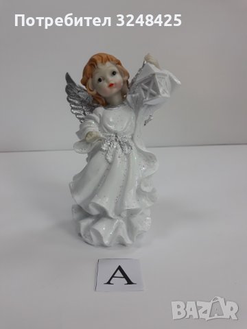 Ангел изправен с фенер- Модел А, снимка 3 - Статуетки - 37925919