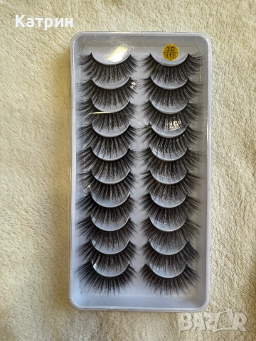 Изкуствени мигли 10чифта + подаръци