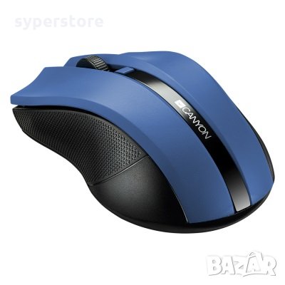 Мишка Безжична CANYON CNE-CMSW05BL 1600dpi 4 btn Синя Wireless Optical Mouse, снимка 1 - Клавиатури и мишки - 30411622