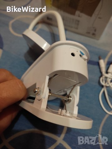 RISEMART лампа за четене с презареждаща батерия НОВА, снимка 5 - Настолни лампи - 44358896