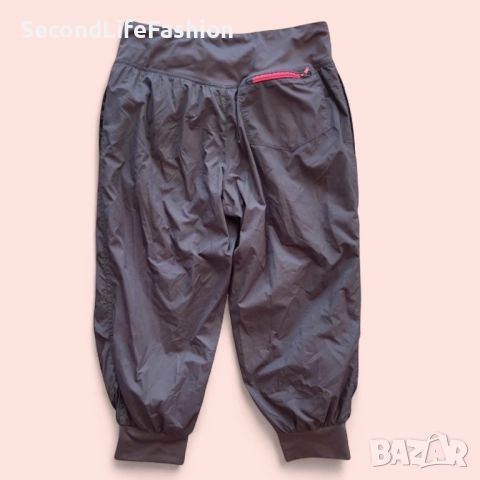 Дамски спортен панталон Nike Dri Fit Crop, размер S, сив, розов, снимка 7 - Къси панталони и бермуди - 52497517