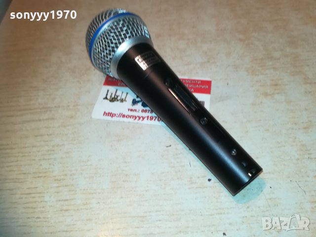 shure beta sm58s-profi microphone-внос швеицария, снимка 4 - Микрофони - 32113294