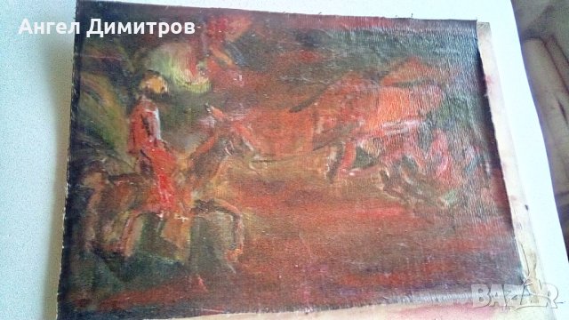 Маслена картина платно, снимка 8 - Картини - 36589233