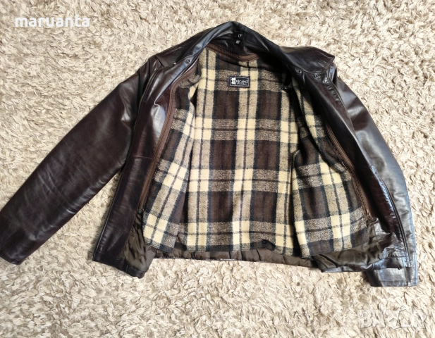 Dicano leather, мъжко кожено яке, р-р 2ХЛ, снимка 4 - Якета - 51952954