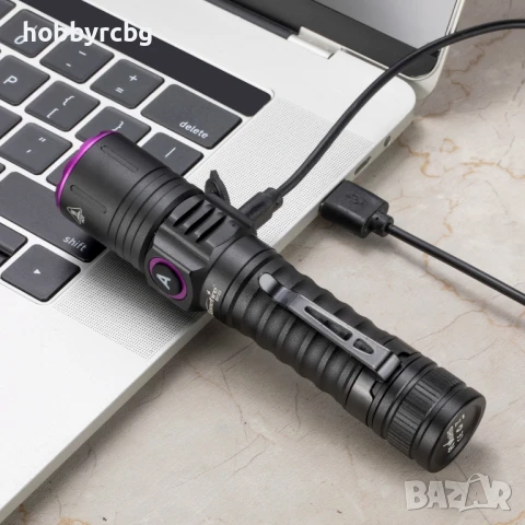 UV лед фенер SV103 с 3 LED х 365nm, 15W, презареждаема батерия, снимка 3 - Други - 50769712