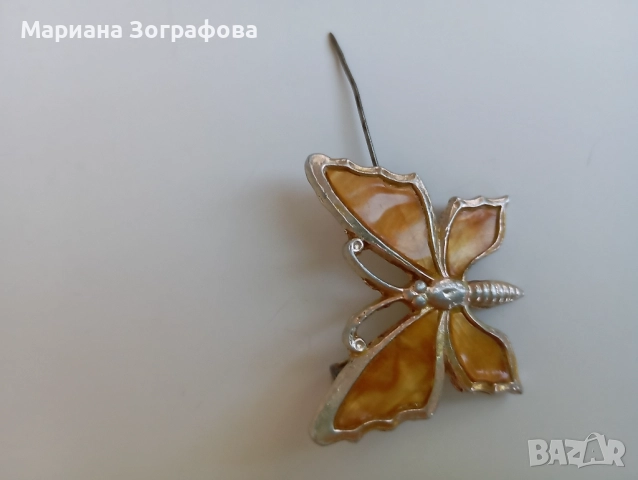 Старинни брошки 7 бр., - Сребърни обеци и медальони 1970-80, Пръстени с чешки камъни "Оптима" 80 г., снимка 11 - Антикварни и старинни предмети - 48819592