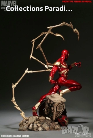Sideshow Marvel Iron Spiderman фигура статуя колекции , снимка 4 - Колекции - 54149263
