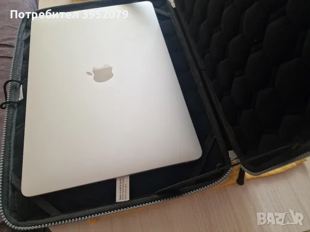 MacBook Air M1 Space Gray (8GB/256GB) – Като НОВ, 52 цикъла, 98% Батерия! Пълен комплект + Magic Mou, снимка 7 - Лаптопи за работа - 55893054
