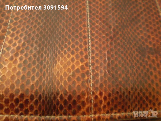 РЕТРО Кожена Дамска Чанта естествена кафява кожа, снимка 9 - Антикварни и старинни предмети - 33859406