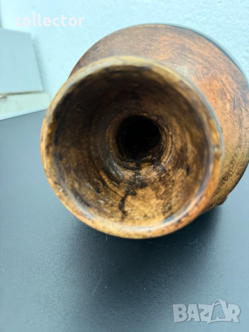 Мексиканска теракота с изображение на сова. №7421, снимка 7 - Антикварни и старинни предмети - 51920079