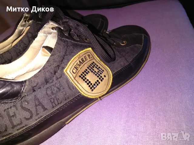 Cesare P. made in Italy маркови кецове №43 стелка 275мм вътре естествена кожа, снимка 8 - Кецове - 49680999