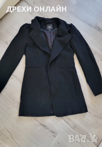Черно палто Next , снимка 1 - Палта, манта - 44493595