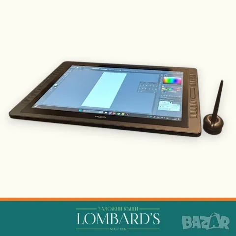  Графичен дисплей HUION Kamvas Pro рисуване с писалка 21,5"-2019, N: 1134748