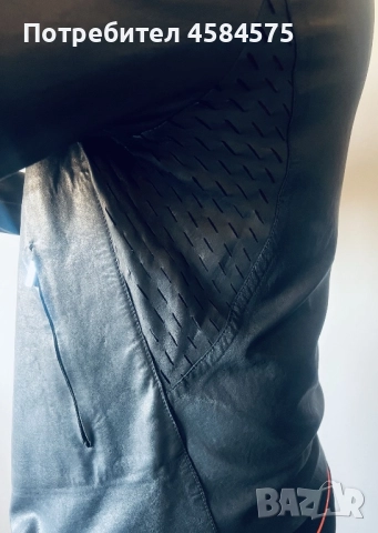 Мъжко кожено яке Emporio Armani , снимка 3 - Якета - 51597419