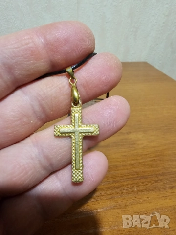 Бронзов православен кръст  за кръщене или подарък за да ви пази и закриля .