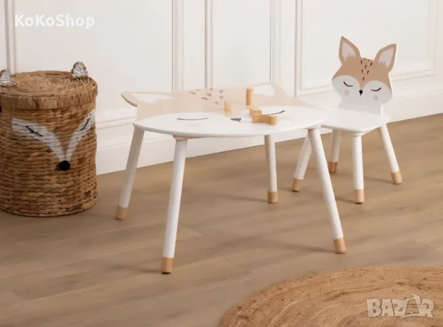 Детска маса 64х62х43 см. детска масичка, снимка 4 - Мебели за детската стая - 50436978