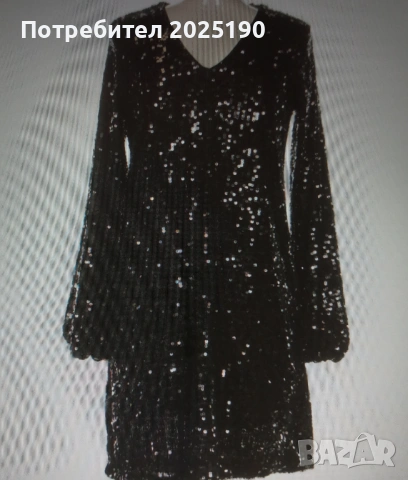 Дамска рокля с пайети Н&М 