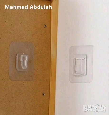 Самозалепващи прозрачни закачалки с кукички без следи , снимка 6 - Закачалки - 54152112