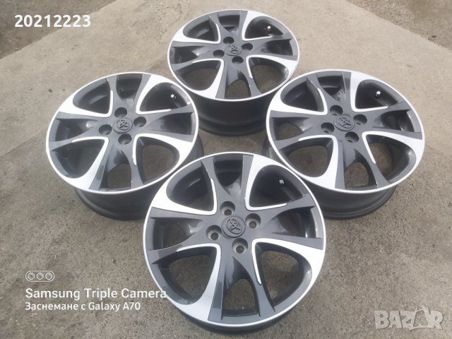 4 броя  алуминиеви джанти за Toyota Yaris-Hybrid  16, снимка 7 - Гуми и джанти - 38010176