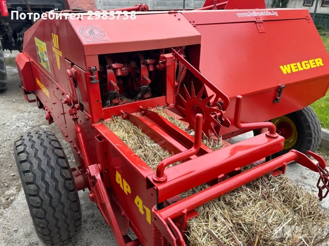 Балировачка Welger ap41, снимка 3 - Селскостопанска техника - 54306345