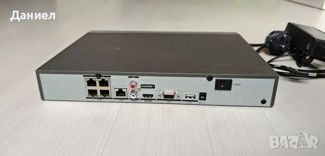4 портов PoE 4K NVR Hikvision AcuSense DS-7604NXI-K1/4P с 1TB HDD, снимка 4 - Комплекти за видеонаблюдение - 56044857