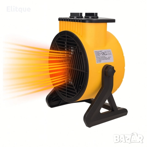 Електрически нагревател вентилатор 2kW с ръчен термостат – Идеален за бързо и ефективно отопление, снимка 4 - Други инструменти - 52853423
