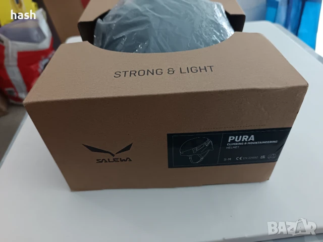 Здрава каска Salewa Pura за катерене и др., унисекс, р-р S-M, снимка 12 - Спортна екипировка - 50878097