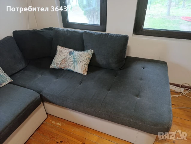 Диван ъглов голям, снимка 11 - Дивани и мека мебел - 50523501