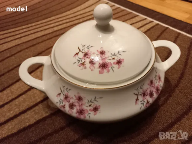 Порцеланов супник на завод Китка, Вместимост 3 литра, снимка 6 - Сервизи - 49273999